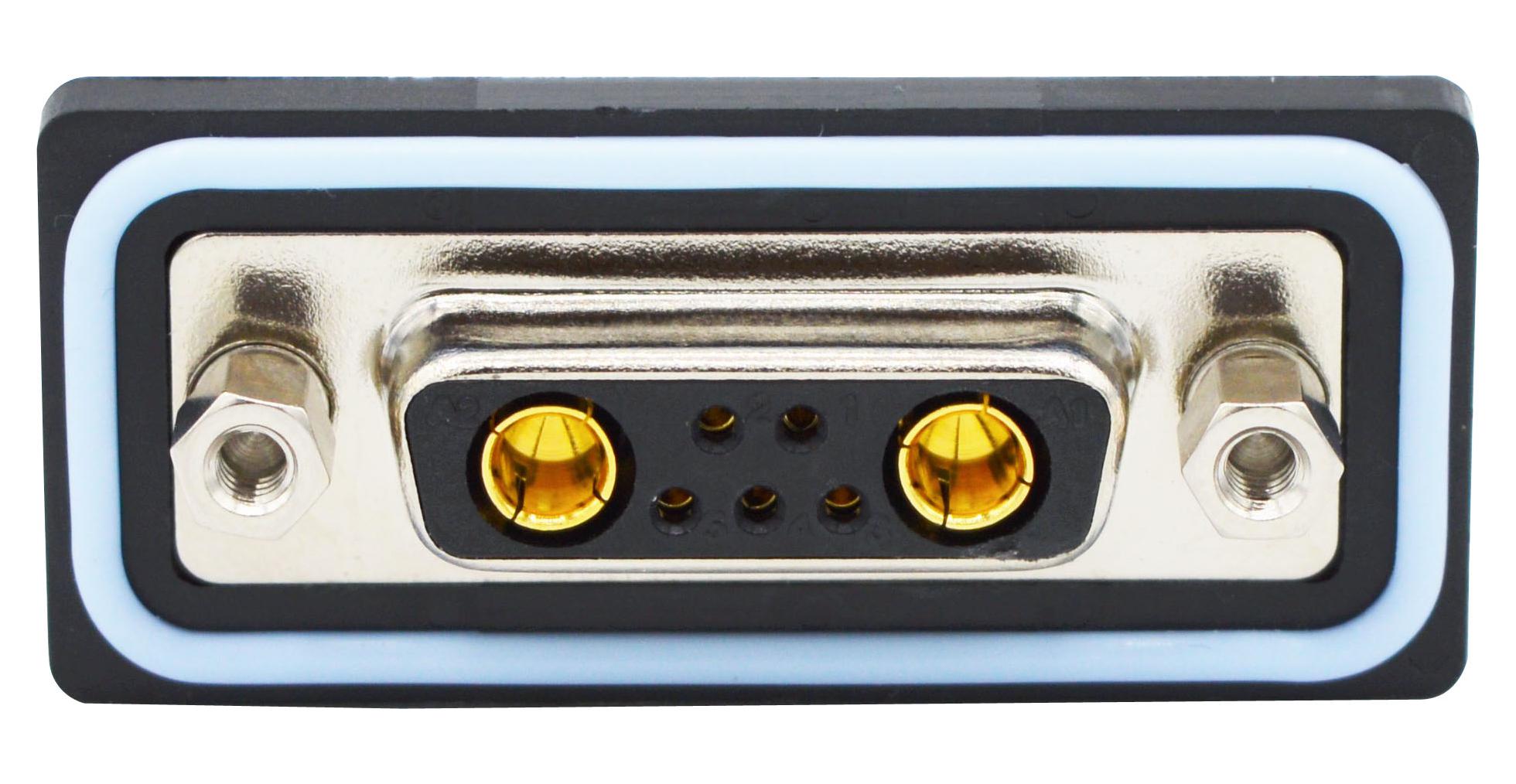 CDFR7W2213L412 COMBO D-SUB CONN, R/A RCPT, DA-7W2 NORCOMP