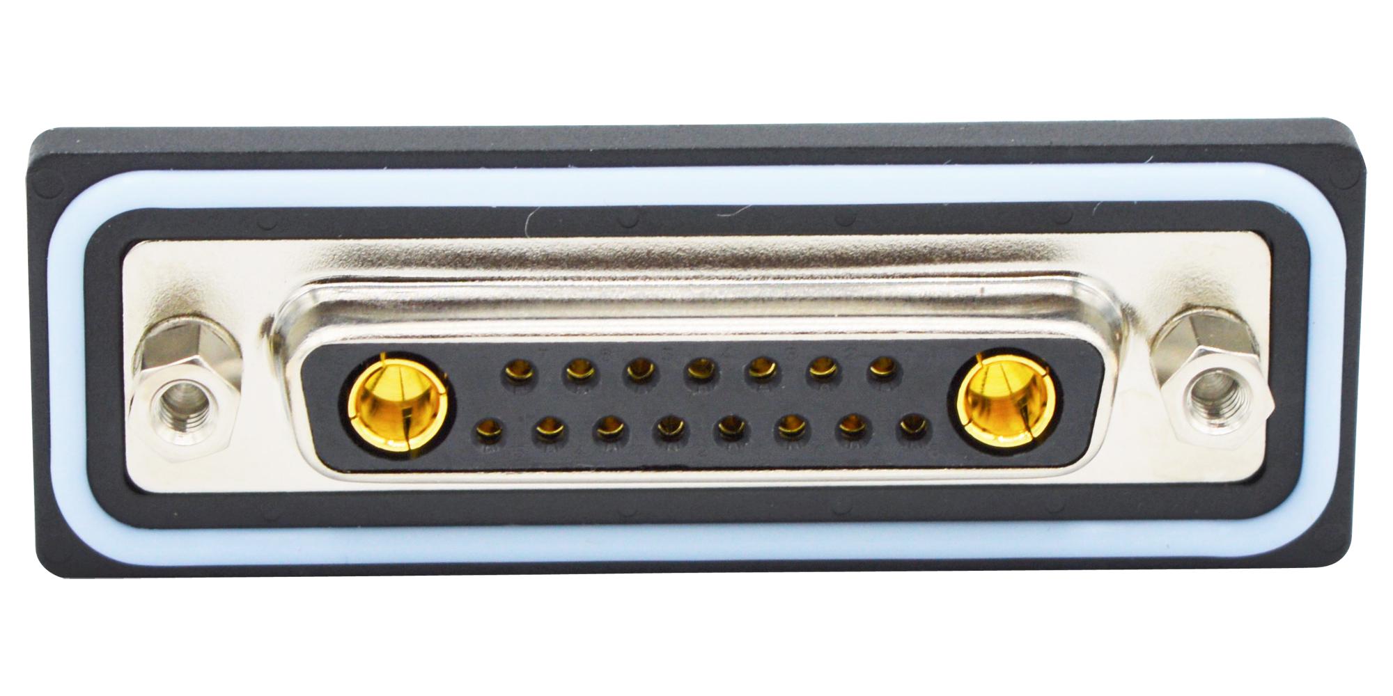 CDFR17W2213L462 COMBO D-SUB CONN, R/A RCPT, DB-17W2 NORCOMP