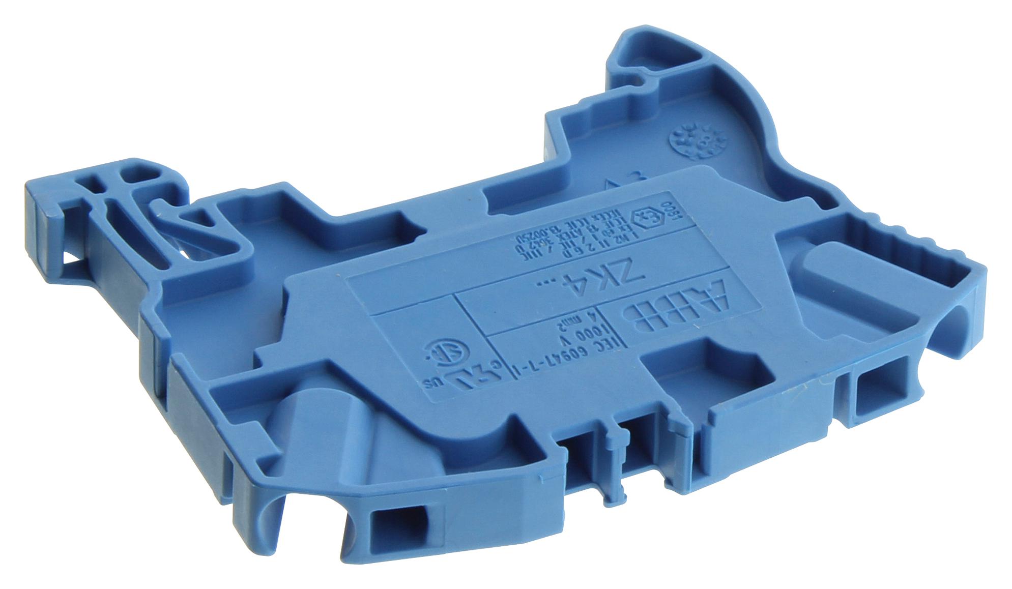 1SNK706020R0000 TERMINAL BLOCK, DINRAIL, 2POS, 10AWG ENTRELEC - TE CONNECTIVITY