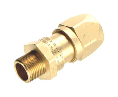 HAMM0505G1 CONDUIT CONNECTOR, STRAIGHT, BRASS, 25MM ABB - KOPEX