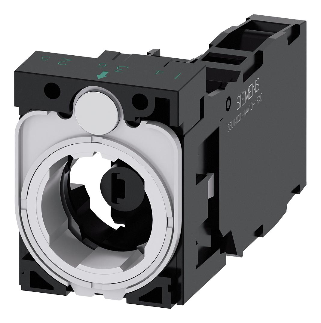 3SU1501-1AG60-1FA0 HOLDER, 3-WAY, PB SWITCH/INDICATOR LIGHT SIEMENS