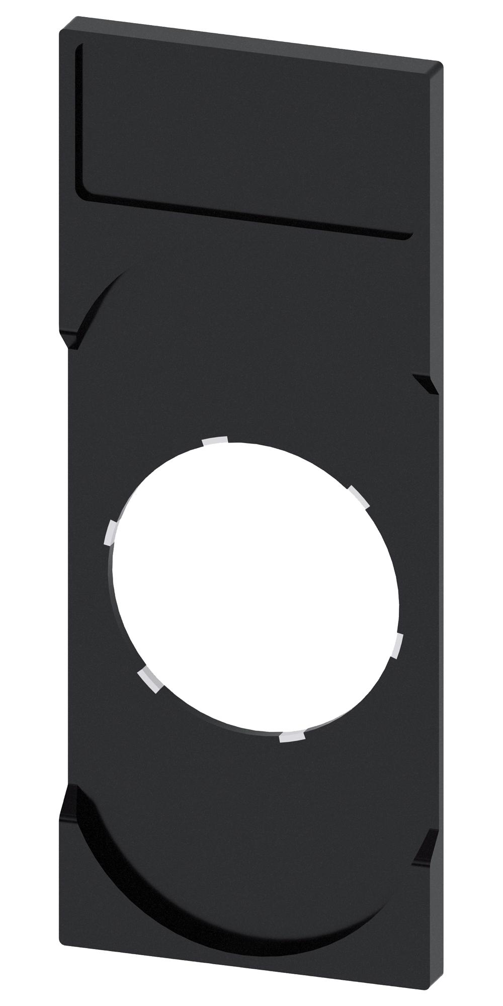 3SU1900-0AK10-0AA0 LABEL HOLDER, PB SW/INDICATOR LIGHT, BLK SIEMENS