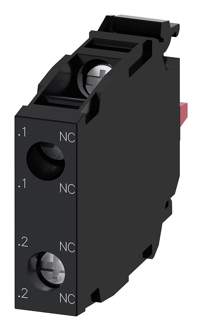 3SU1400-1AA10-1PA0 SW CONTACT BLOCK, 2P, 10A, 110VAC, SCREW SIEMENS