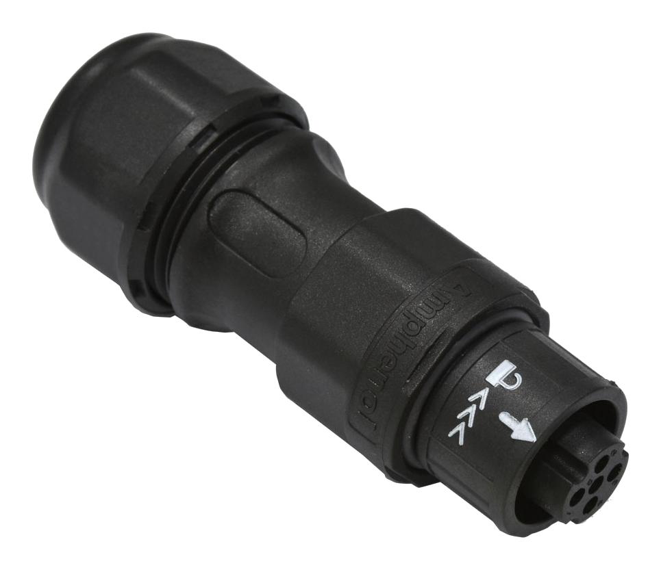 AD-04BFFB-QL8AP0 CIRCULAR CONNECTOR, RCPT, 4POS, CABLE AMPHENOL LTW