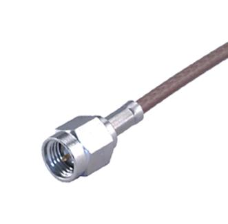 11_SMA-50-2-55/199_NE RF COAX CONN, SMA PLUG, 50 OHM, CABLE HUBER+SUHNER