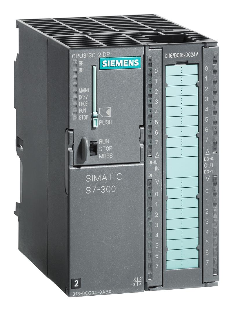 6ES7313-6CG04-0AB0 PLC PROGRAMMER, 16I/P, 16O/P, 24VDC SIEMENS