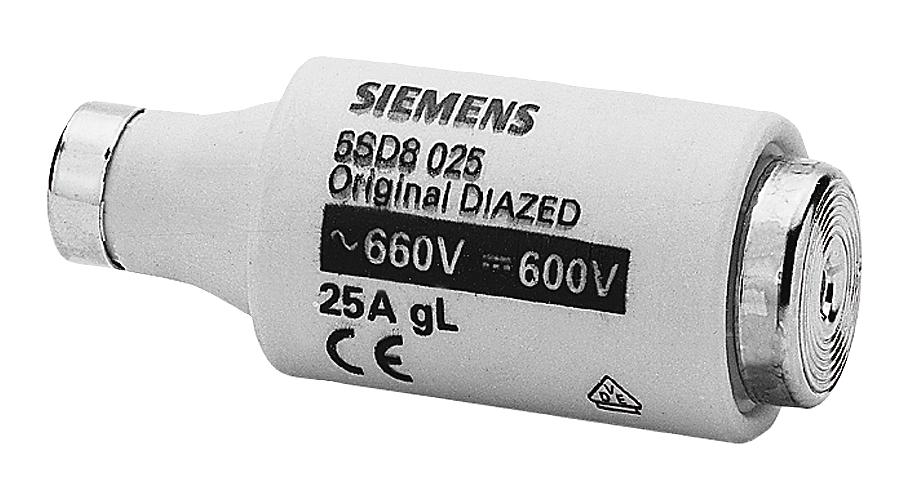5SD8025 POWER FUSE,25A, 600VDC, 28 X 70MM SIEMENS