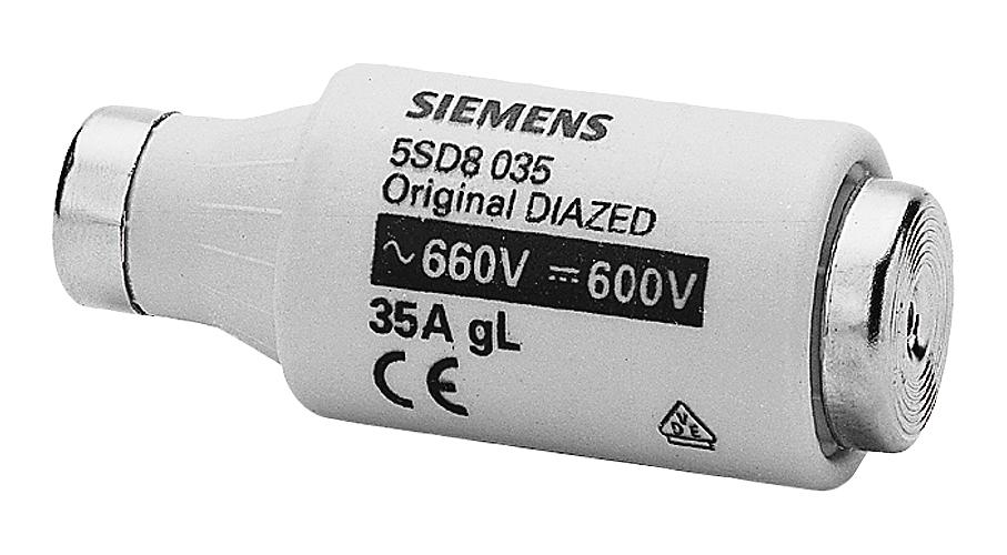 5SD8035 POWER FUSE,35A, 600VDC, 28 X 70MM SIEMENS