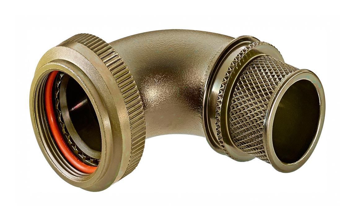 BTH3-15-10-1-C-SE BACKSHELL, SIZE 15, 90DEG, ALUM ALLOY TE CONNECTIVITY