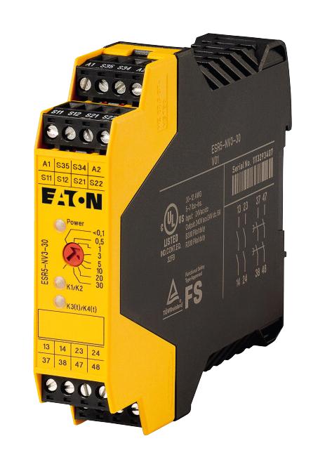 ESR5-NV3-30 RELAY, SAFETY, DPST-NO, 230VAC, 3A EATON MOELLER