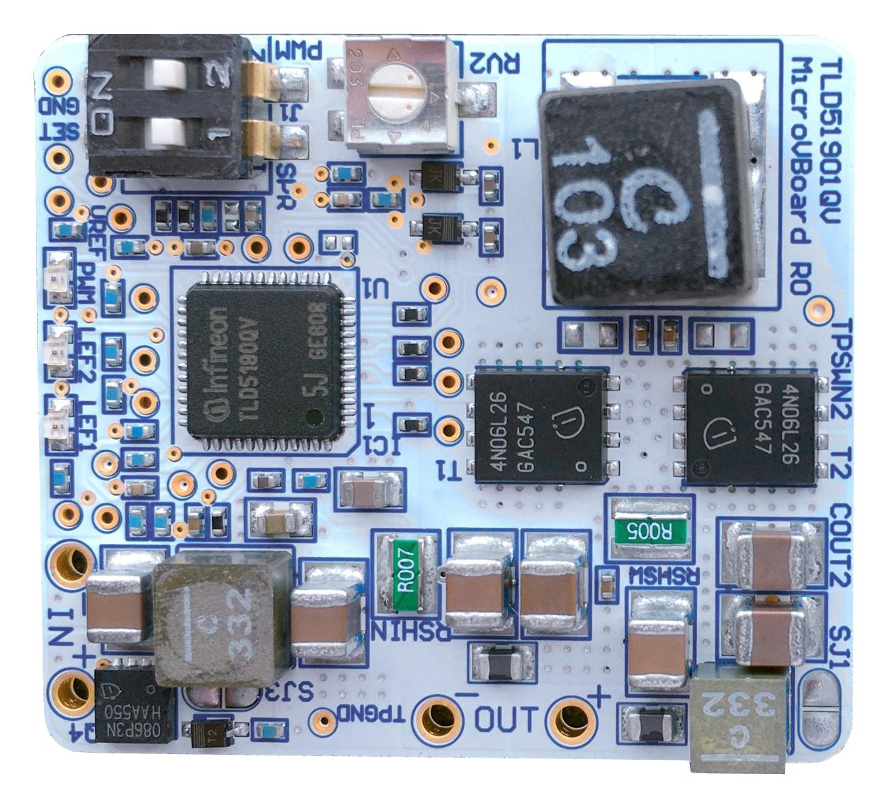 TLD5190VOLTDEMOTOBO1 DEMO BOARD, LED DRIVER INFINEON