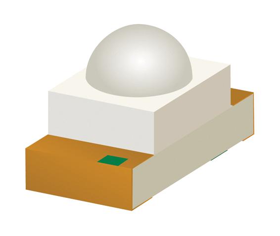 598-8E30-107F LED, ORANGE, 615MCD, 605NM, 0603 DIALIGHT