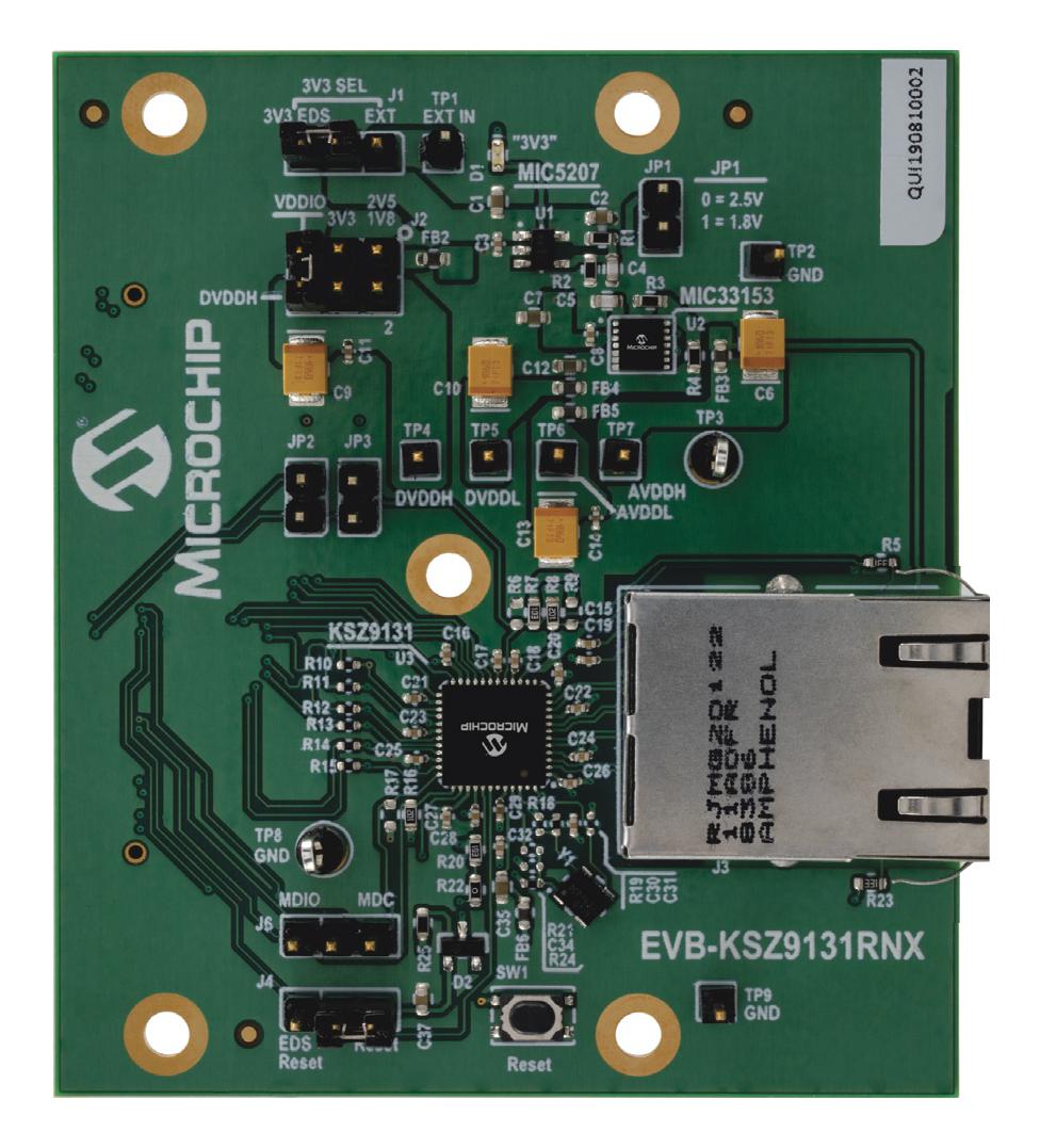 EV16T60A EVAL BOARD, PHYSICAL LAYER TRANSCEIVER MICROCHIP
