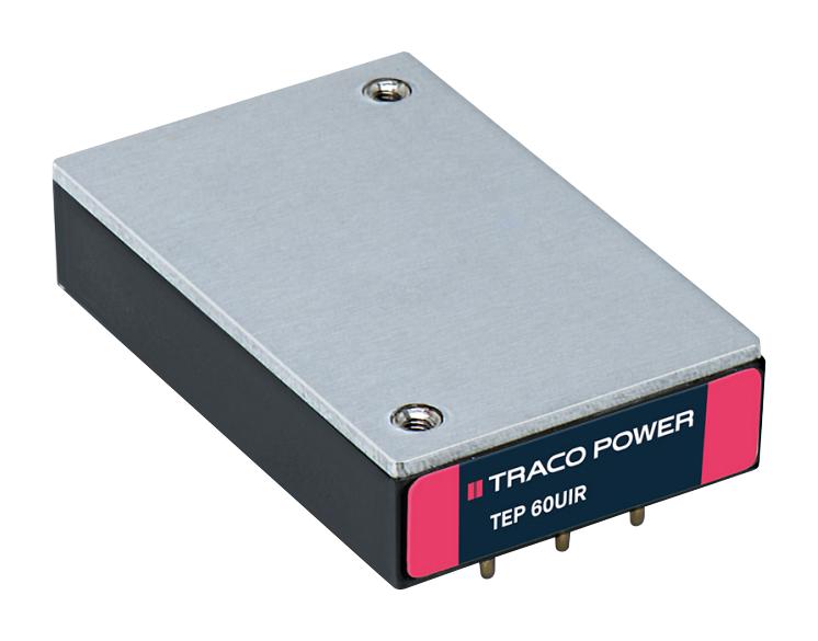 TEP 60-7212UIR DC-DC CONVERTER, 12V, 5A TRACO POWER