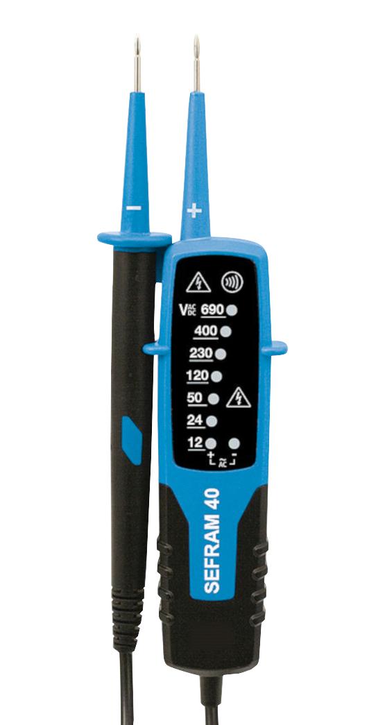 SEFRAM40 VOLTAGE & CONTINUITY TESTER, 10V TO 690V SEFRAM