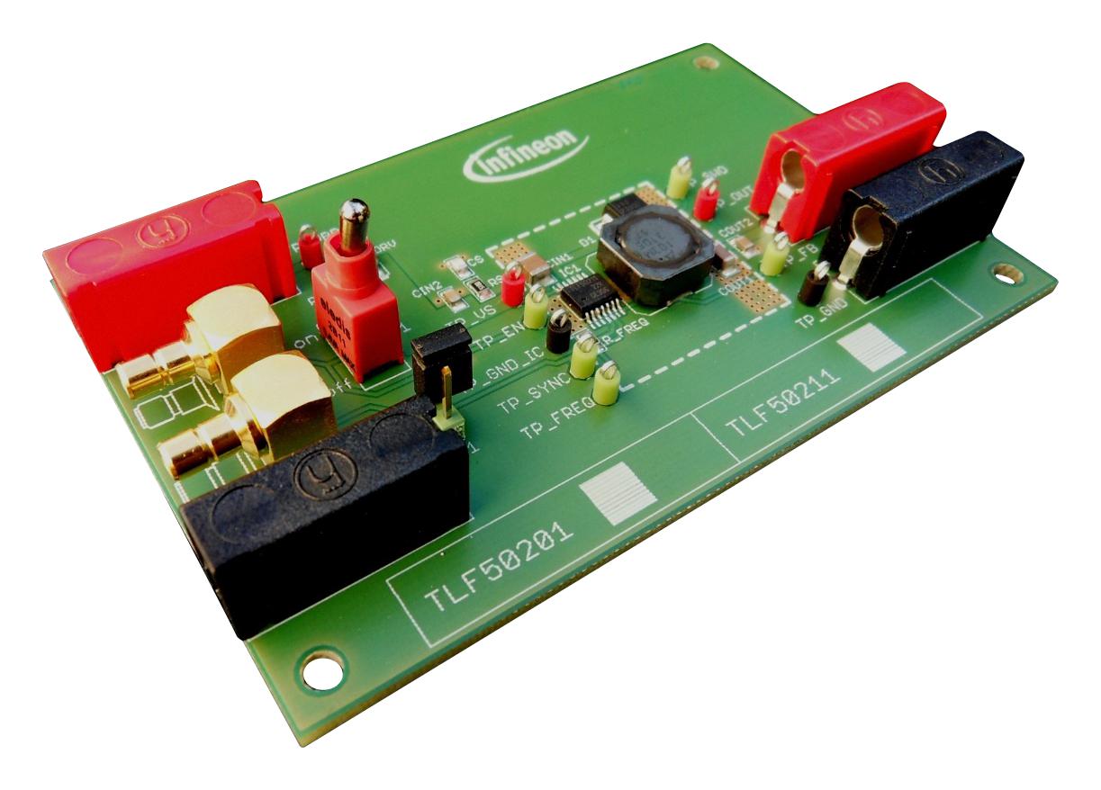 DEMOBOARDTLF50211ELTOBO1 DEMO BOARD, STEP DOWN REGULATOR INFINEON