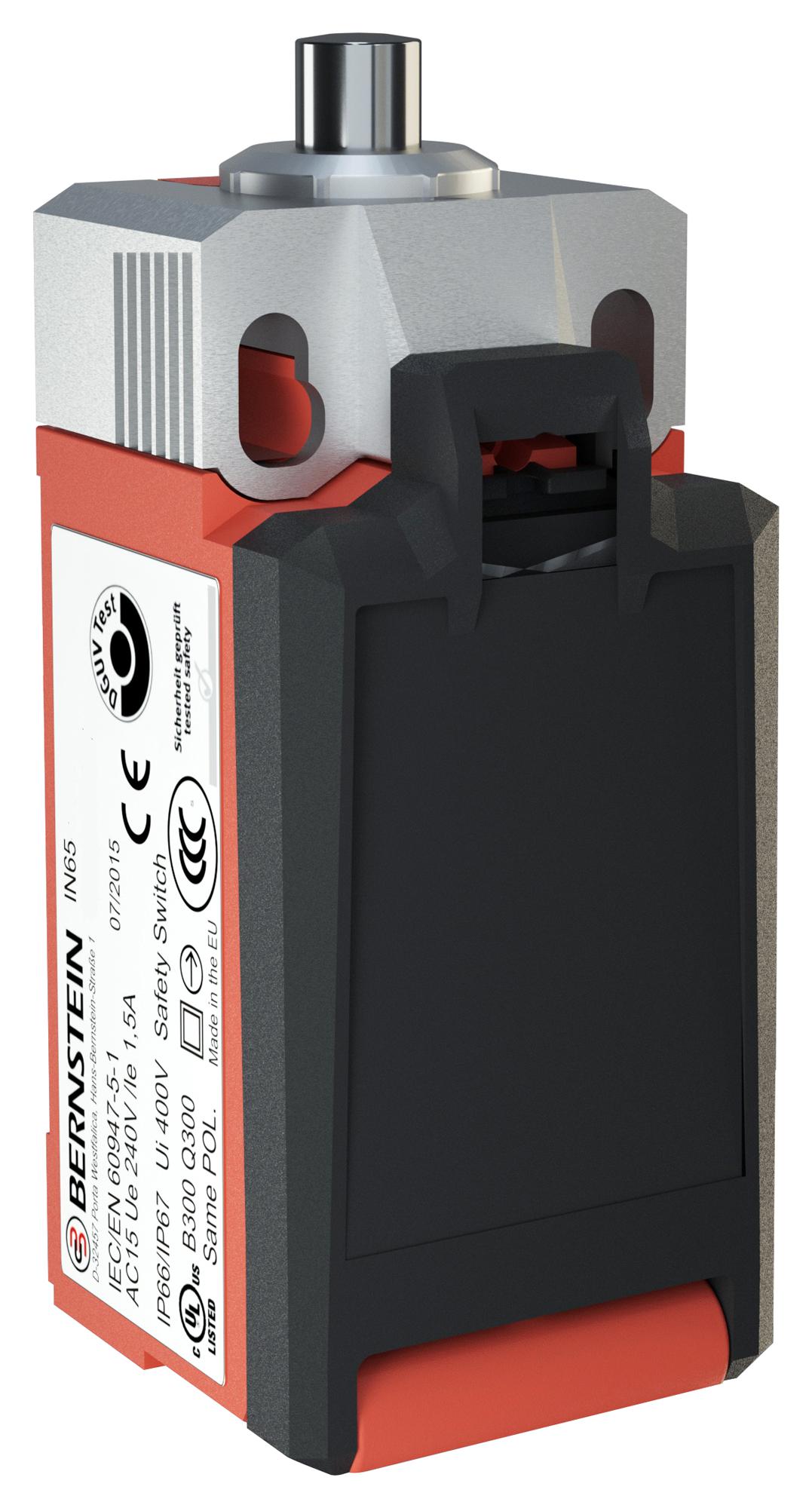 IN65-U1Z SM LIMIT SW, SPST, PLUNGER, 3A, 240VAC BERNSTEIN