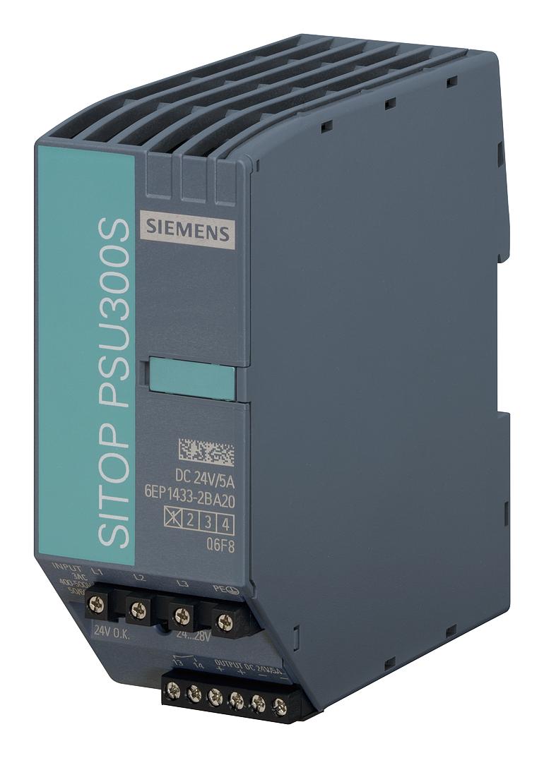 6EP1433-2BA20 POWER SUPPLY, AC-DC, 24V, 5A SIEMENS