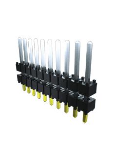 DW-01-09-T-S-450 STACKING CONN, HEADER, 1POS, 1ROW SAMTEC