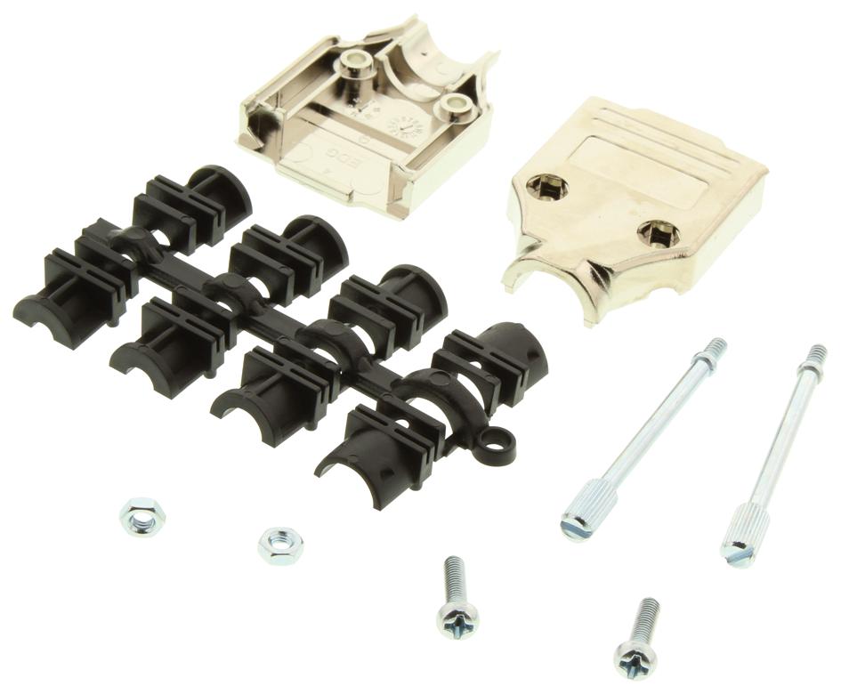 MHDTPK9-K BACKSHELL, D, TOP ENTRY, 9WAY MH CONNECTORS