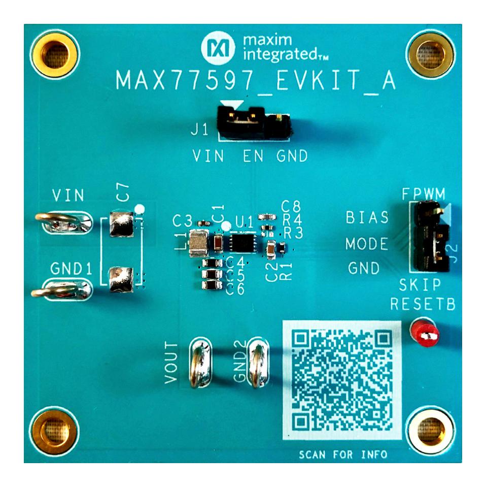 MAX77597EVKIT# EVAL KIT, SYNCHRONOUS BUCK CONVERTER MAXIM INTEGRATED / ANALOG DEVICES