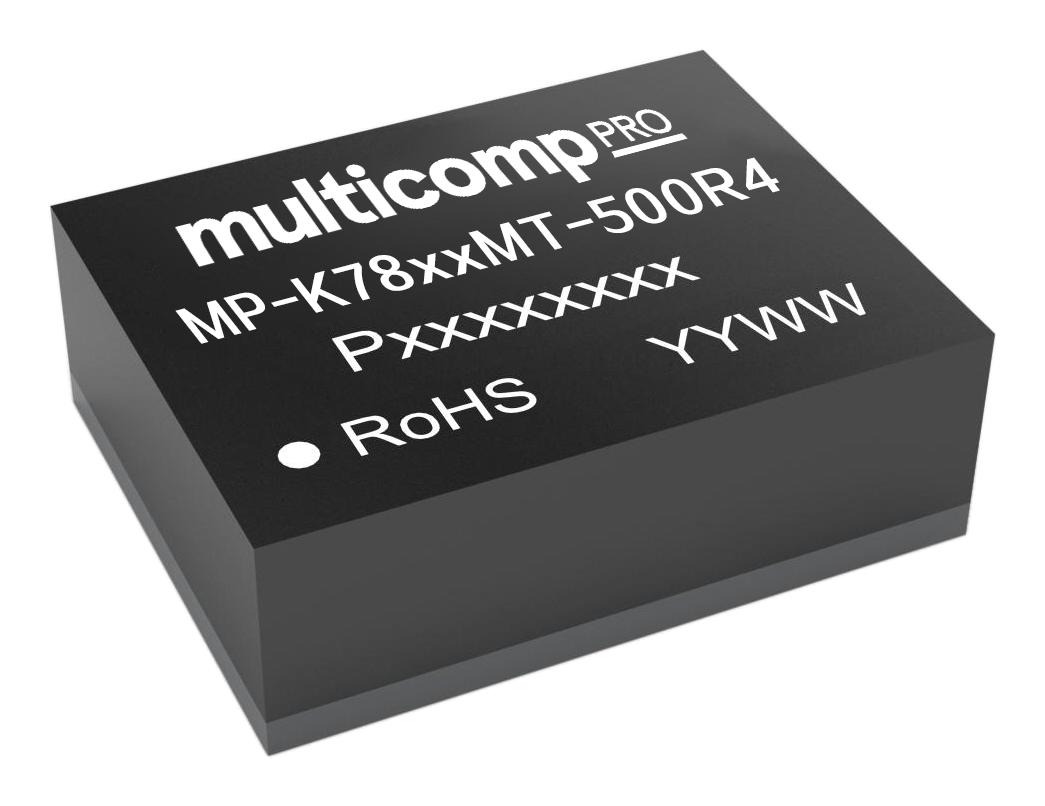 MP-K7812MT-500R4 DC-DC CONVERTER, 12V, 0.5A MULTICOMP PRO