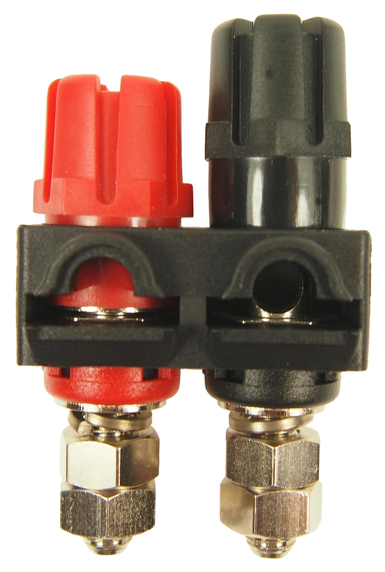 MP770673 BINDING POST, 60A, BLACK/RED, NICKEL MULTICOMP PRO