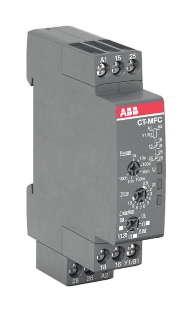1SVR508020R1100 TIME RELAY, 0.05S-100H, MULTI, DPDT ABB