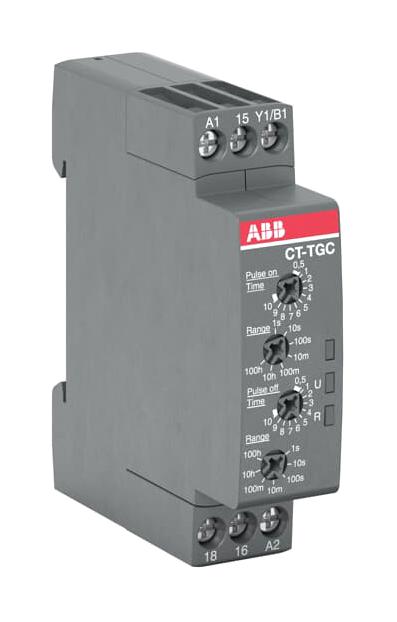 1SVR508160R0000 TIME RELAY, 0.05S-100H, PULSE GEN, SPDT ABB
