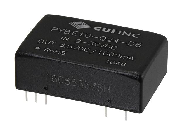PYBE10-Q24-S24 DC-DC CONVERTER, 24V, 0.416A CUI