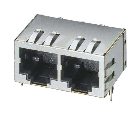 1149855 RJ45 CONN, R/A JACK, 8P8C, 2PORT, TH PHOENIX CONTACT