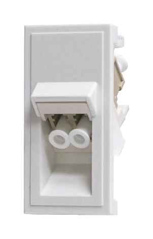 OL45MMWHAX FIBER OPTIC ADAPTER, LC-LC DUPLEX TUK