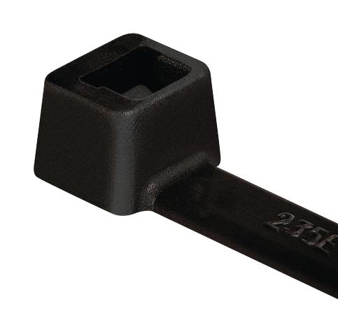 111-12060 CABLE TIE, 387MM, PA66W, BLACK HELLERMANNTYTON