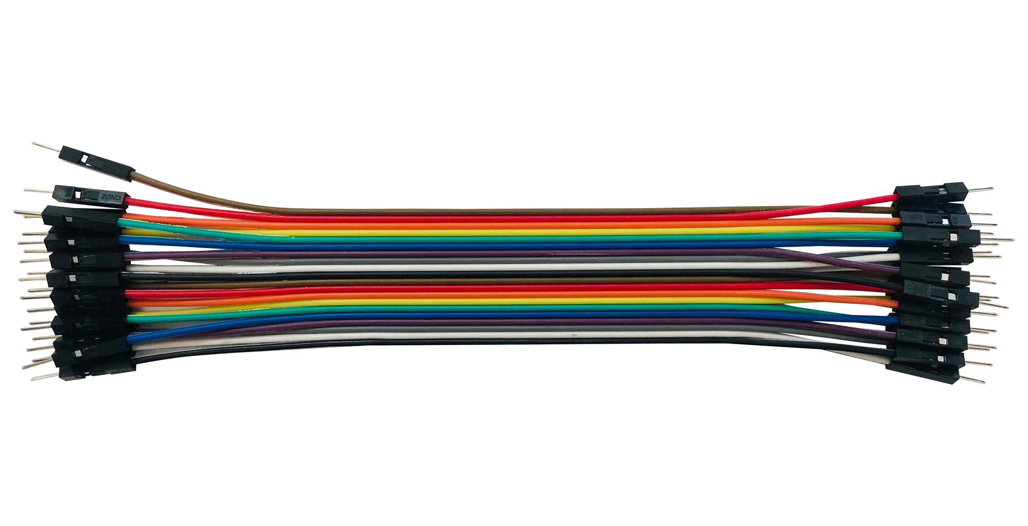 MP006288 JUMPER WIRE KIT, MALE TO MALE, 200MM MULTICOMP PRO