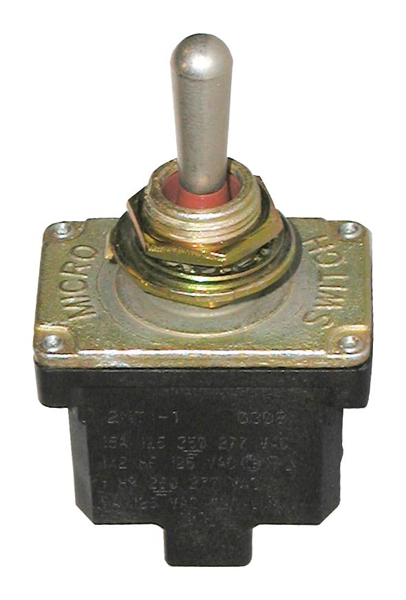 61NT1-2 TOGGLE SWITCH, SPST, 15A, 277VAC/250VDC HONEYWELL