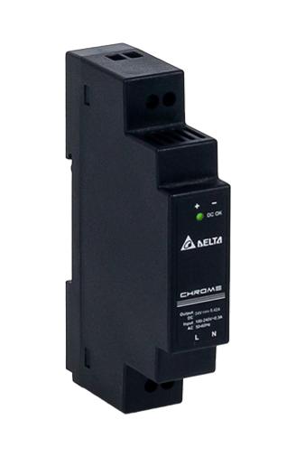 DRC-24V10W1HZ POWER SUPPLY, AC-DC, 24V, 0.42A DELTA ELECTRONICS / POWER