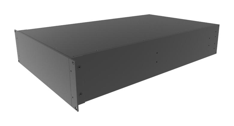 RM3U1928SBK 19" CABINET, ALUM, 421.64X711.2X133.35MM HAMMOND