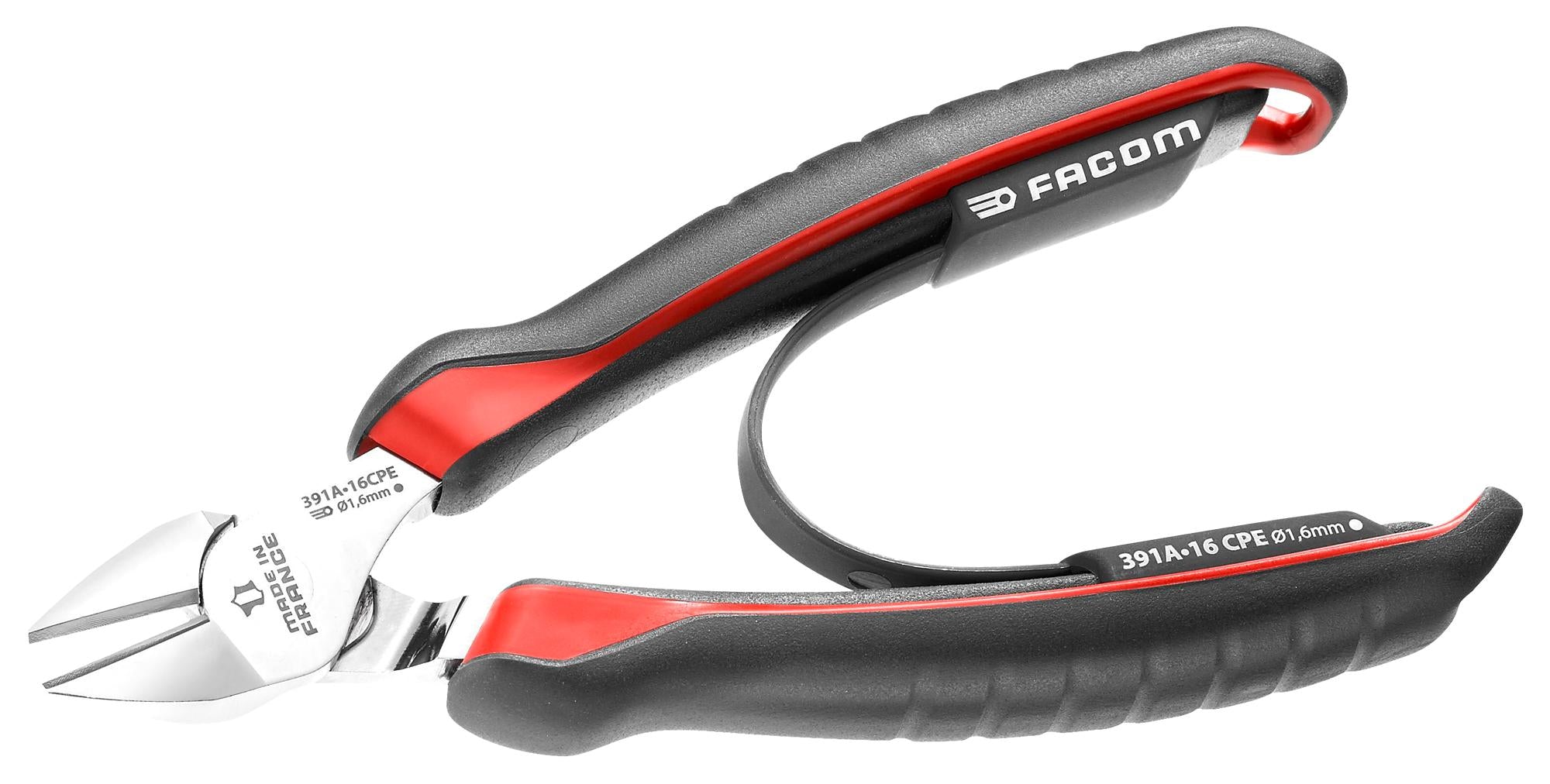 391A.16CPE WIRE CUTTER, DIAGONAL, 1.6MM, 165MM L FACOM