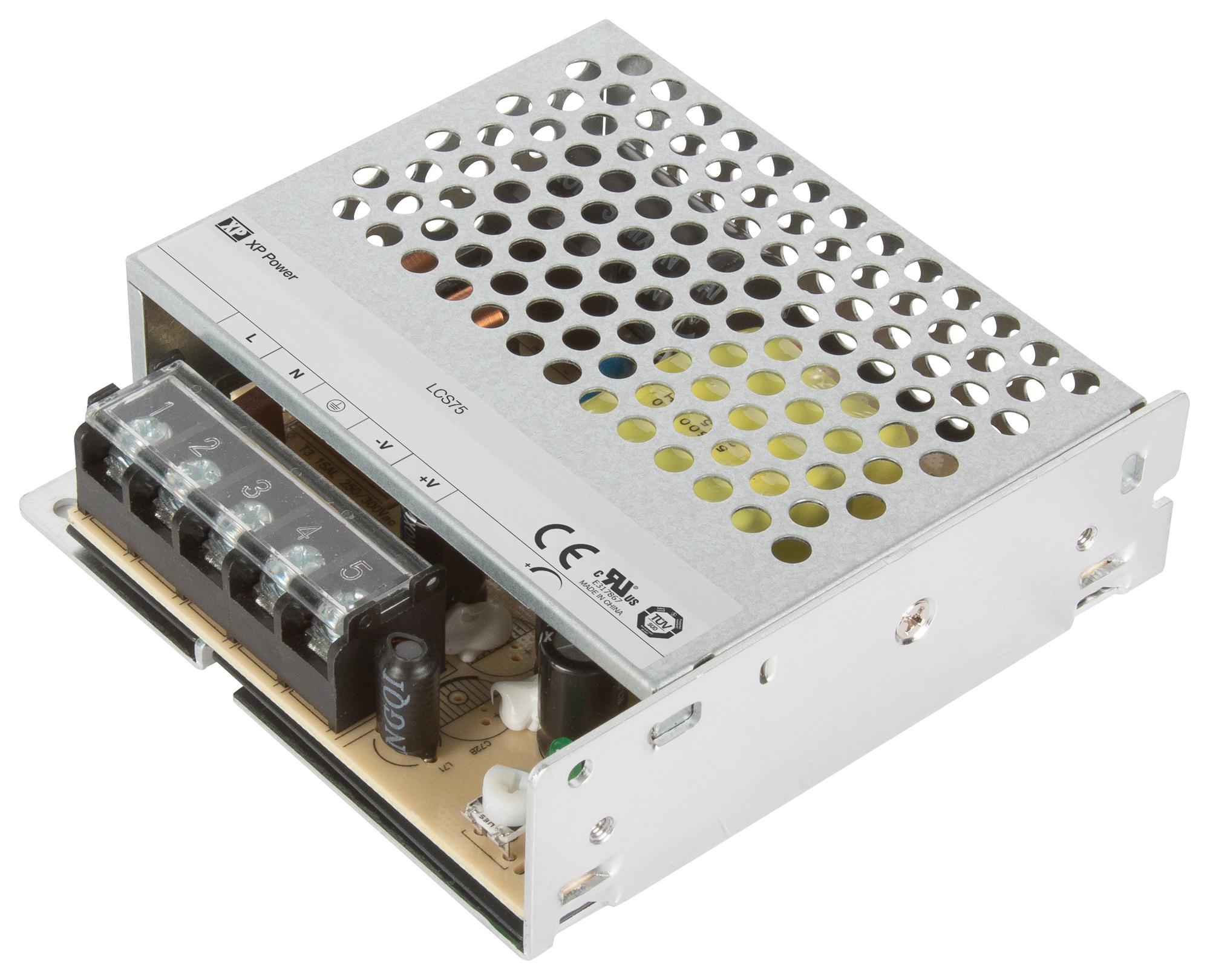 LCS75US24 POWER SUPPLY, AC-DC, 24V, 3.2A XP POWER