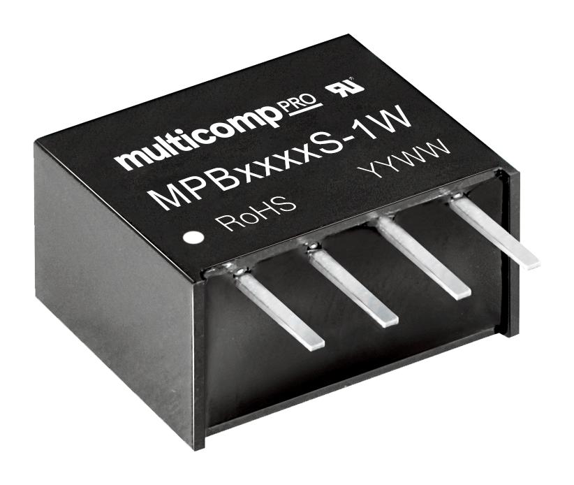 MPB1515S-1W DC-DC CONVERTER, 15V, 0.067A MULTICOMP PRO