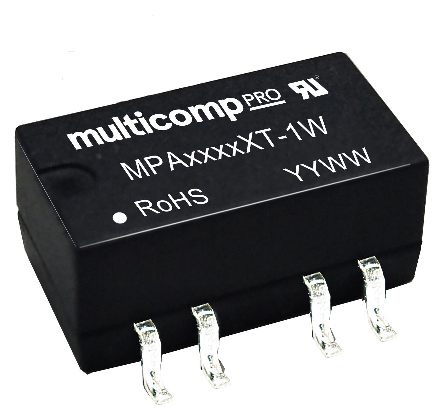 MPA0515XT-1W DC-DC CONVERTER, 2 O/P, 1W MULTICOMP PRO