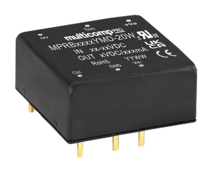 MPRB4803YMD-20W DC-DC CONVERTER, 3.3V, 5A MULTICOMP PRO