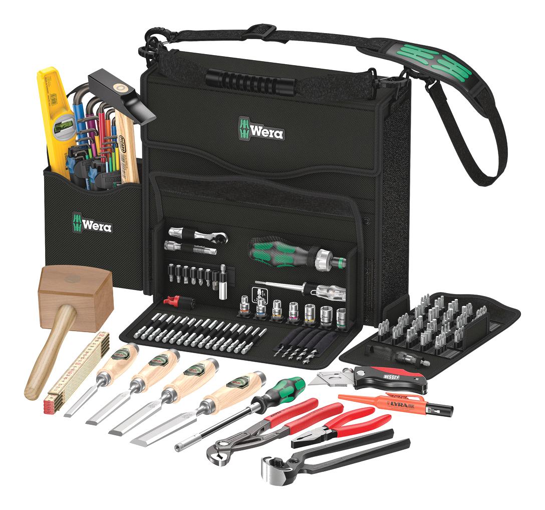 05134011001 WOOD TOOL SET, 134PC WERA