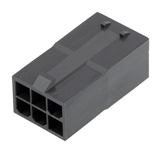 172762-1006 CONN HOUSING, PLUG, 6POS, 2ROW, 4.2MM MOLEX