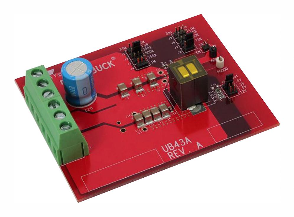 SIC431BEVB-A EVAL BOARD, SYNCHRONOUS BUCK REGULATOR VISHAY