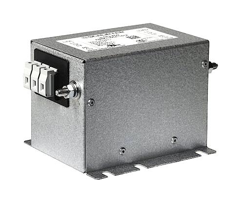 3-123-497 POWER LINE FILTER, 3-PH, 64A, 760VAC, TB SCHURTER