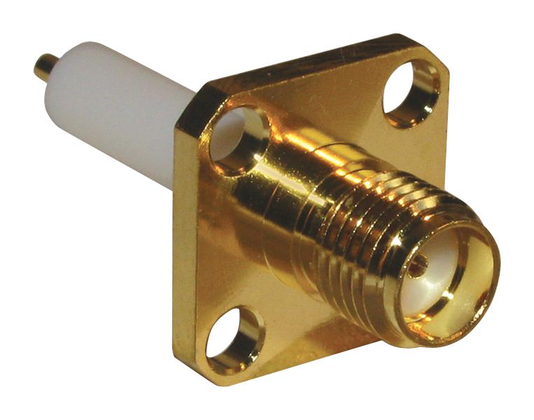 132146 RF COAXIAL, SMA JACK, 50 OHM, PANEL AMPHENOL RF