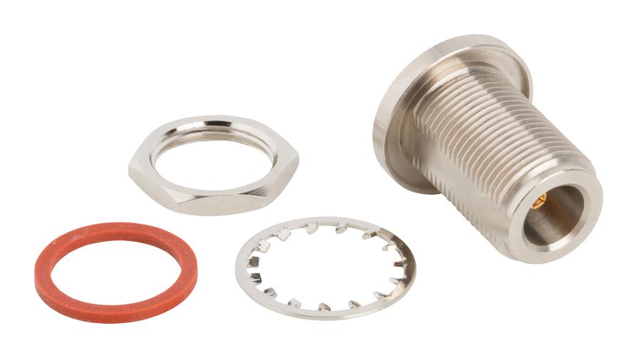 242125-10 RF ADAPTER, N JACK-SMA JACK, 50 OHM AMPHENOL RF