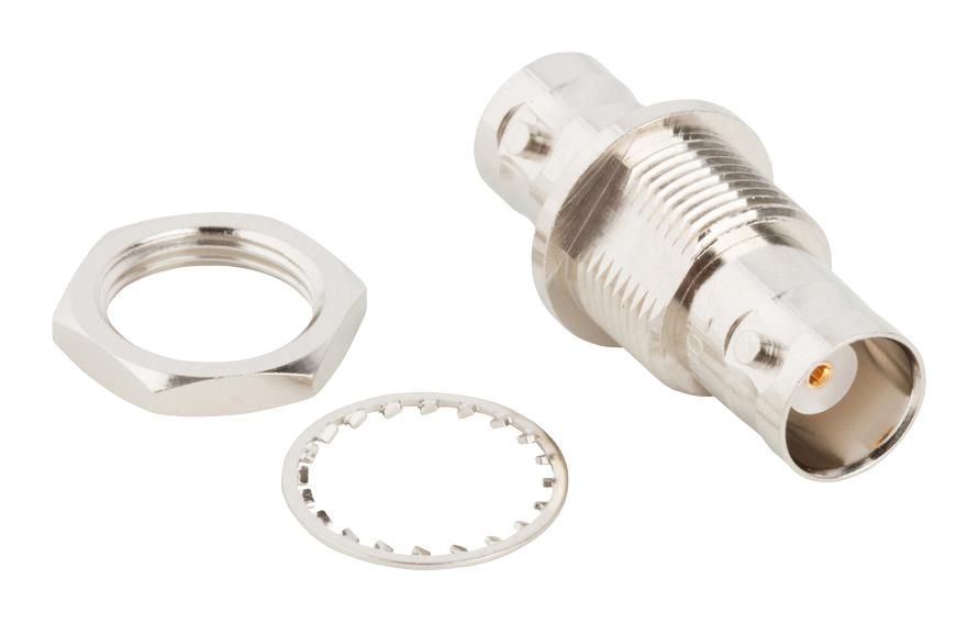 031-220N-RFX RF ADAPTER, BNC JACK-JACK, 50 OHM AMPHENOL RF