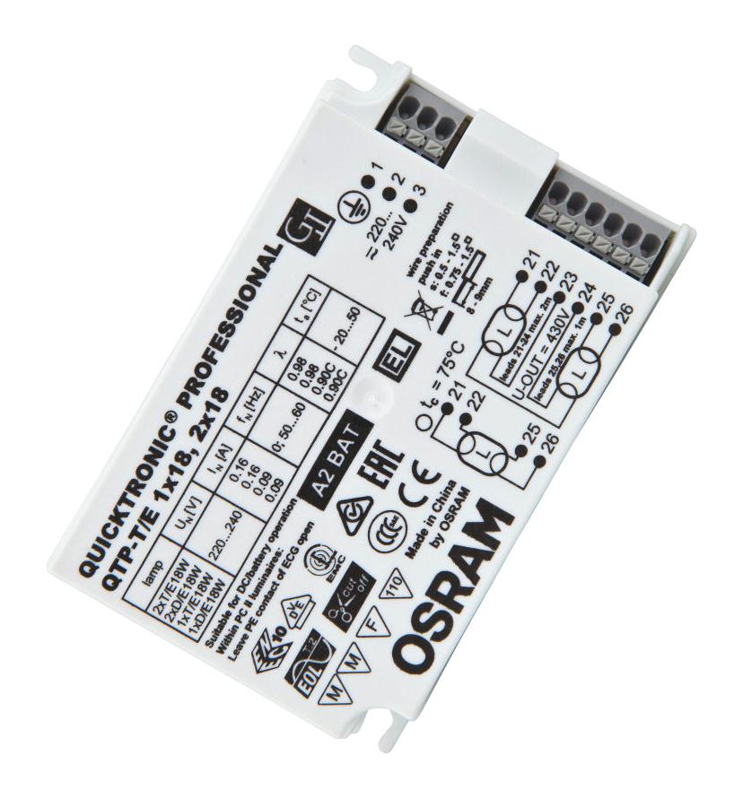 4008321537065 ECG, CFL, 103X67X31MM, 240VAC LEDVANCE